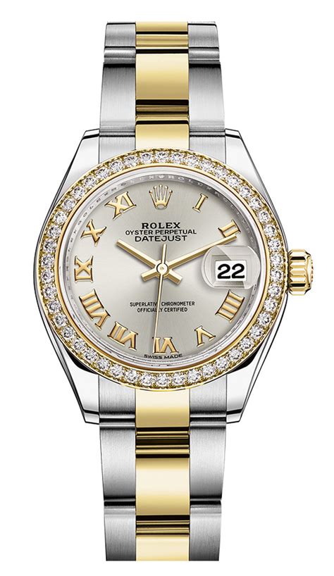 ladies two tone diamond rolex|rolex lady datejust two tone.